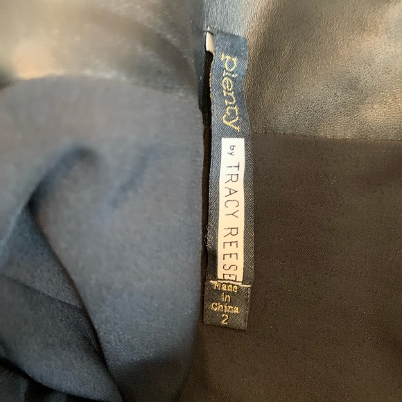 Plenty By Tracy Reese Pleated Leather Skirt - Picture 5 of 7